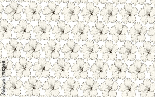 Luxury orchid background design with golden line on dark blue color. Orchid flowers line arts design for wallpaper, banner, prints, invitation and packaging design. 