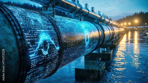 Digital pipeline data display