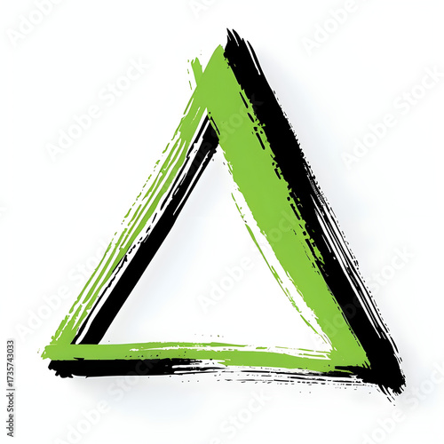 a triangular graphic