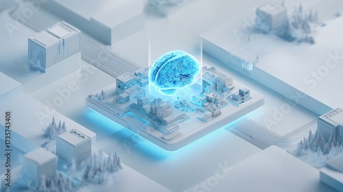 Digital Twin, Przemysł 5.0, Smart Factory, Izometria 3D, Modularny, Automatyzacja, Renderowanie, Holografia, Produkcja przyszłości, Sieć, Łańcuch dostaw, Zrównoważony rozwój, Inżynieria, Przemysł