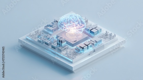 Digital Twin, Przemysł 5.0, Smart Factory, Izometria 3D, Modularny, Automatyzacja, Renderowanie, Holografia, Produkcja przyszłości, Sieć, Łańcuch dostaw, Zrównoważony rozwój, Inżynieria, Przemysł