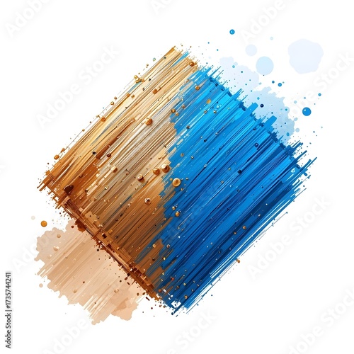 colorful paint brush