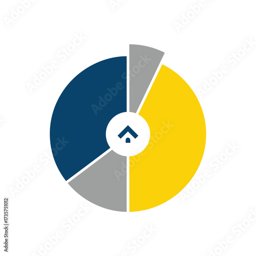 Abstract Circular Graph Representing Growth and Statistics