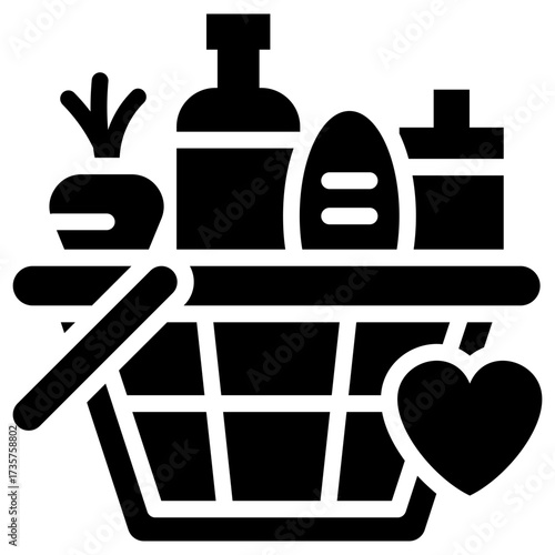 shopaholic icon for shopping store, business, website, application, printing, document, poster design, etc