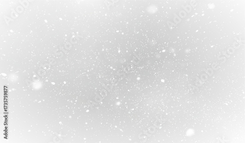 Snowflake and snowfall PNG background. Winter holiday illustration