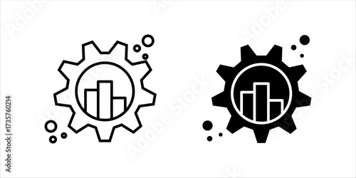 Management Consulting icon set. Strategy Analysis, Business Transformation, Process Improvement, Data Analysis, Market Research, Financial Advisory, Organizational Design, and Change Management icon	
