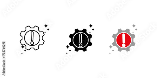 Problem Icon set. Element For Design	
