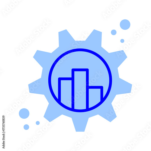Management Consulting icon. Strategy Analysis, Business Transformation, Process Improvement, Data Analysis, Market Research, Financial Advisory, Organizational Design, and Change Management icon	
