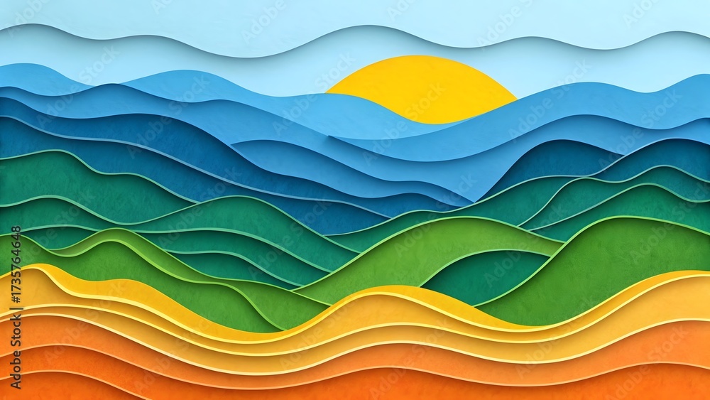 Obraz premium abstract green background