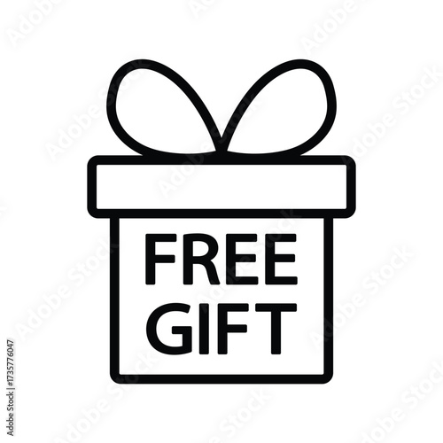 free gift icon vector  web design