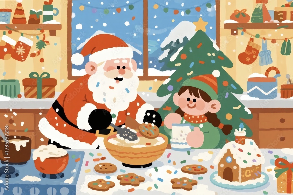 Obraz premium Christmas Artwork