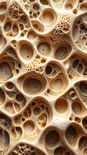 Abstract organic form texture