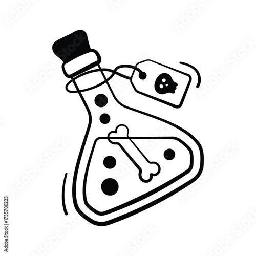 Have a look at this amazing doodle icon of creepy potion