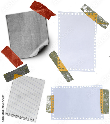 Paper, Paper notes, white ruled paper, texture, paper Notes,
