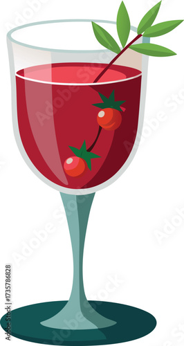 Christmas Mulled Wine Warmth festive holiday mug of mulled wine with citrus, cloves, and cinnamon