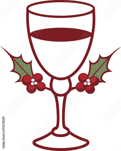 Christmas Mulled Wine Warmth steaming spiced red wine with orange slice, cinnamon stick, and star anise