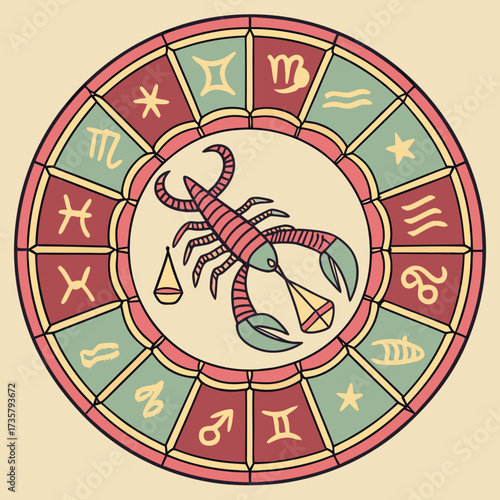stamp with the zodiac