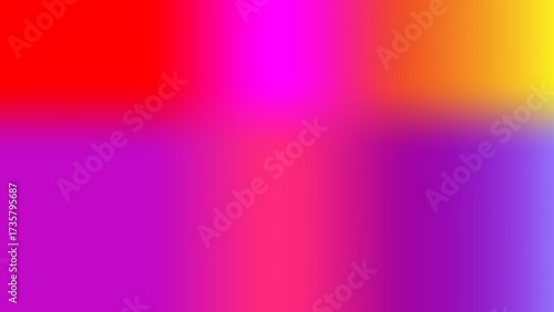 Vibrant abstract gradient background with red pink purple and yellow colors
