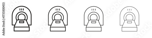 Tomography icon concept. editable vector trendy illustrations.