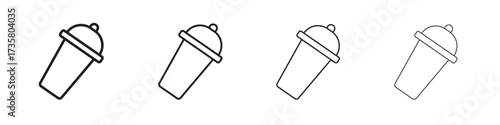 Shaker icon concept. editable vector trendy illustrations.