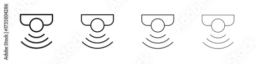 Sensor icon concept. editable vector trendy illustrations.