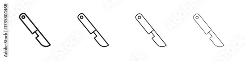 Scalpel icon concept. editable vector trendy illustrations.