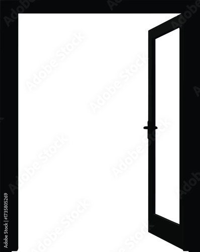 Crescent saber sword silhouette ancient weapon warrior blade vector
