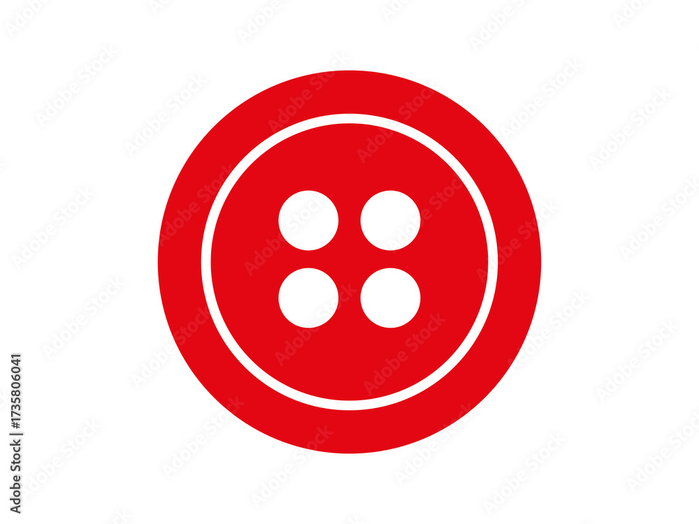 Fototapeta premium shirt button icon