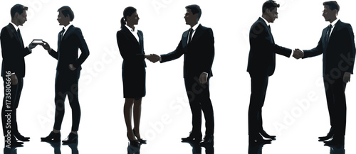 Business people handshake, professional agreement, office teamwork collaboration, partnership success, corporate deal closing, formal negotiation, trust building, teamwork communication,