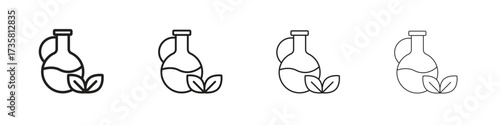 Massage oil icon concept. editable vector trendy illustrations.