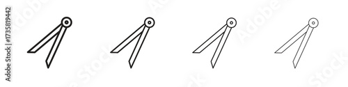 Eyebrow tweezers icon concept. editable vector trendy illustrations.
