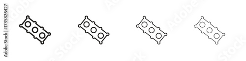Car gasket icon concept. editable vector trendy illustrations.