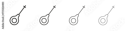 Car dipstick icon concept. editable vector trendy illustrations.