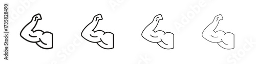 Arm icon concept. editable vector trendy illustrations.
