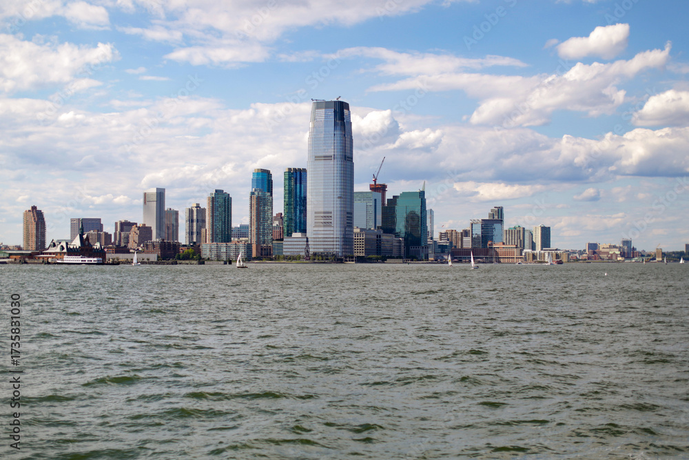 Fototapeta premium New York city skyline, Lower Manhattan, USA