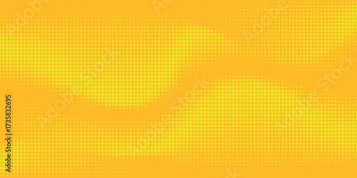 Dots halftone yellow and dark blue color pattern gradient grunge texture background. vector grunge. modern
