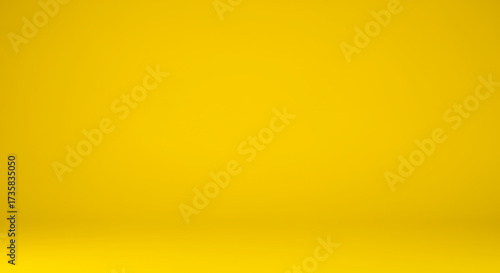 Wallpaper Mural Bright yellow solid color background, vibrant and modern backdrop Torontodigital.ca