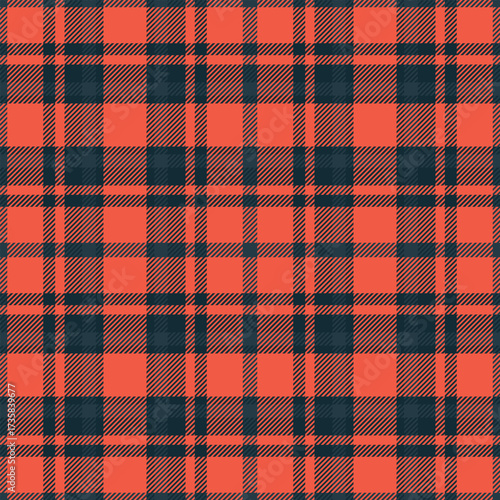 Checkered design for prints.Seamless  red check pattern. Repeating patern plaid.  Repeated tartan fabric. Vector scottish fabriс. Ekose texture. Madras flannel. Checker line. Stripe gingham

