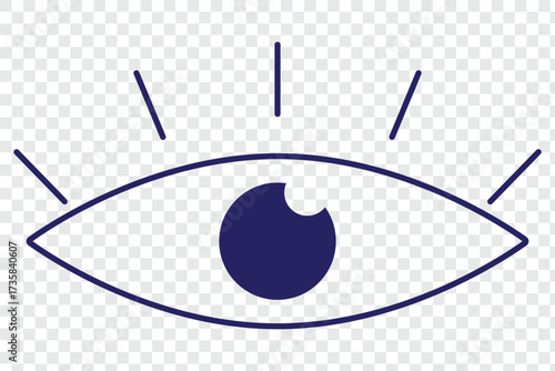 set of eye icon | open, closed, slashed, hidden eye icons in black flay style. Visibility and privacy symbol set. for settings, security, password toggles, and privacy, access controls. exciting eyes 