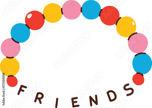 Beaded friendship svg, bracelet svg