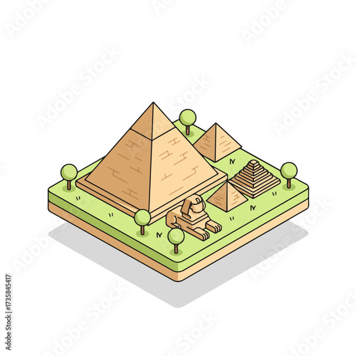 
World Landmark Icons 
Isometric Cartoon Pack