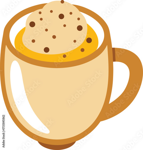 Christmas Eggnog Traditions festive eggnog mug topped with whipped cream, cinnamon, and star anise