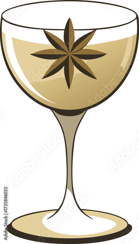 Christmas Eggnog Traditions classic holiday eggnog served in stemmed glass with nutmeg dusting