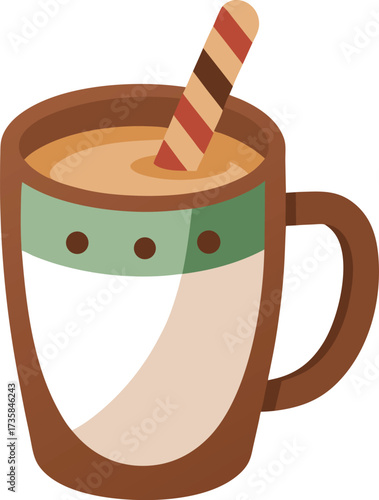 Christmas Eggnog Traditions cozy eggnog cup with cinnamon stick garnish and vanilla spice