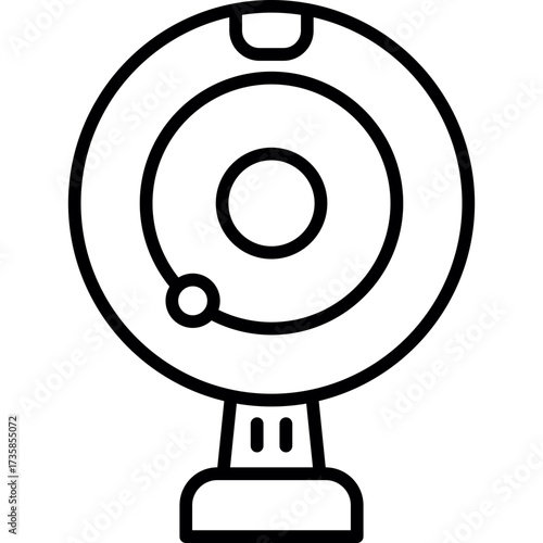 Round Webcam Icon