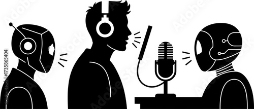 artificial intelligence and humans collaborate, elevating future digital media conversations