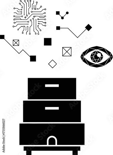 archived data comes alive ai vision illuminates stored intelligence pathways