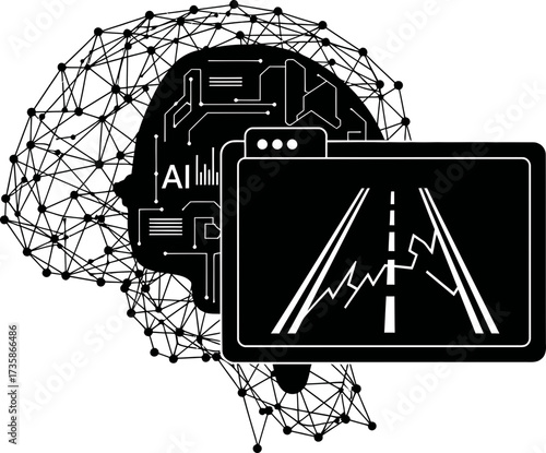 ais intricate mind intelligently charts unknown paths, defining futures course