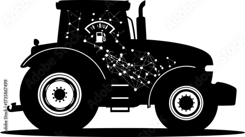connected tractor harvests efficiency, digitally steering agricultures green future