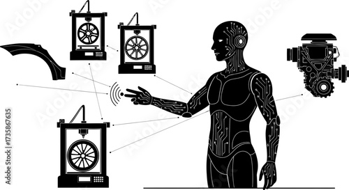 autonomous intelligence engineers modern manufacturing, creating nextgeneration components with precision